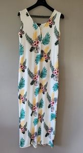 Hawaiian print summer dress